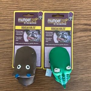 Mutltipet 🔆 Squeakables - Pack of 2 - Brand New